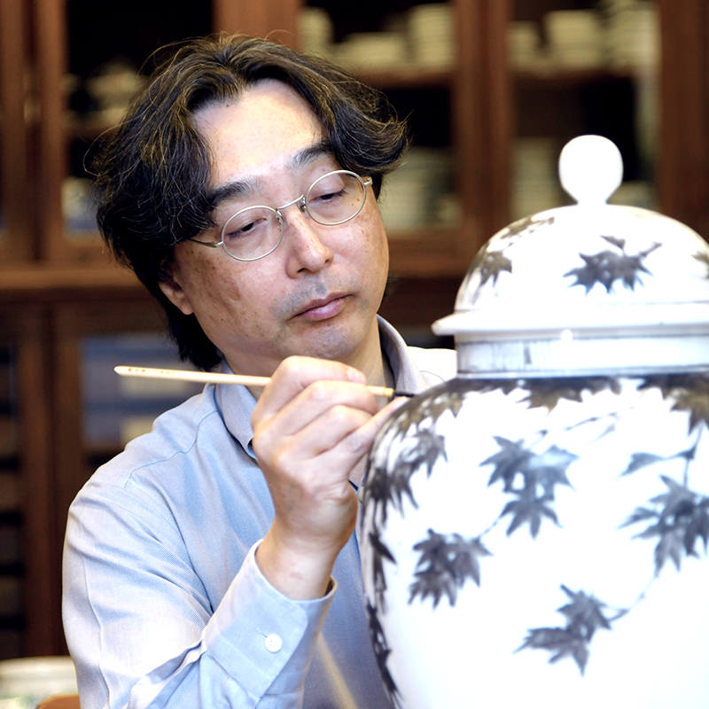 KITTY専用ページ　十二代酒井田柿右衛門 十二代酒井田柿右衛門／太白猩々彫置物 SAKAIDA Kakiemon 12th